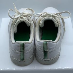 adidas advantage clean white green